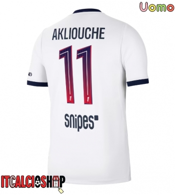 Paris Saint-Germain Maghnes Akliouche #11 Seconda Maglia 2026-27 Manica Corta